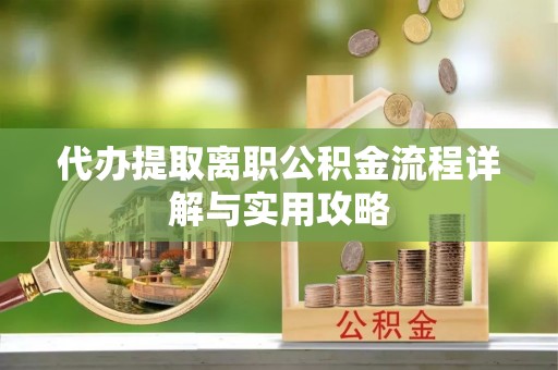 兴国代办提取离职公积金流程详解与实用攻略