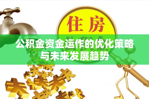 兴国公积金资金运作的优化策略与未来发展趋势
