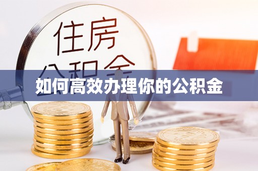 兴国如何高效办理你的公积金