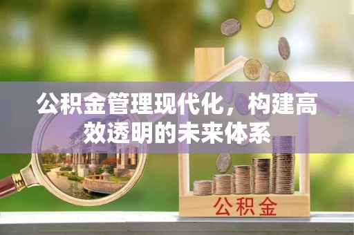 兴国公积金管理现代化，构建高效透明的未来体系
