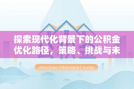 兴国探索现代化背景下的公积金优化路径，策略、挑战与未来展望