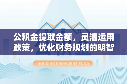兴国公积金提取金额，灵活运用政策，优化财务规划的明智选择