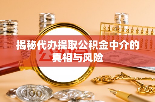 兴国揭秘代办提取公积金中介的真相与风险