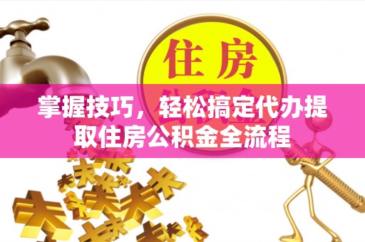 兴国掌握技巧，轻松搞定代办提取住房公积金全流程