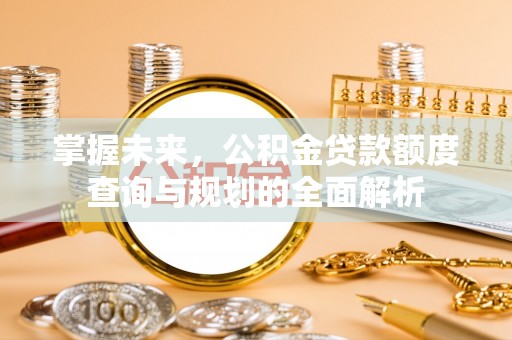 兴国掌握未来，公积金贷款额度查询与规划的全面解析